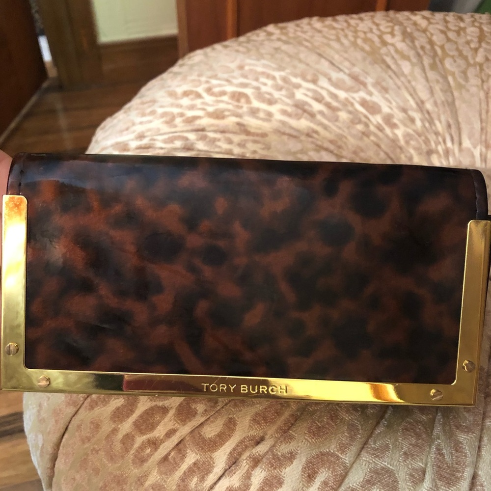 Tory Burch Tortoise Patent Leather Case